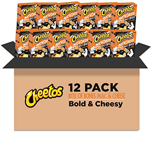 Cheetos Limited Edition Cheetos Box of Bones Halloween Mac & Cheese 5.9oz Boxes (12 Pack) - 12ct Box of Bones - 5.9 Ounce (Pack of 12)