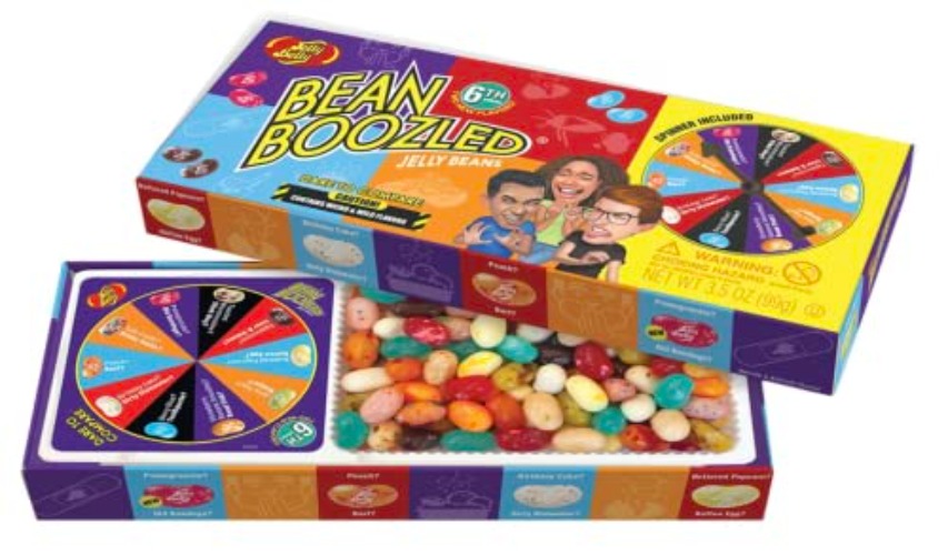 Jelly Belly Bean Boozled Spinner Gift Box Game, Net Wt 3.5oz - 3rd Edition