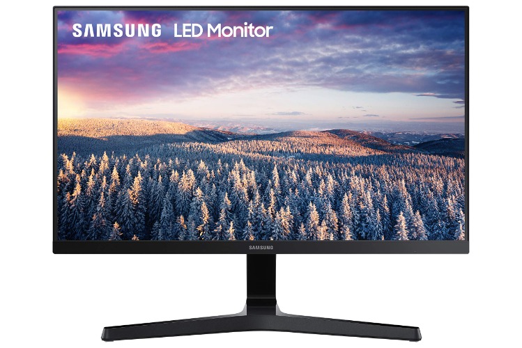 SAMSUNG SR35 Series 24-Inch FHD 1080p Computer Monitor, 75Hz, IPS Panel, HDMI, VGA (D-Sub), VESA Compatible, 3-Sided Border-Less (LS24R356FZNXZA) - 24-inch