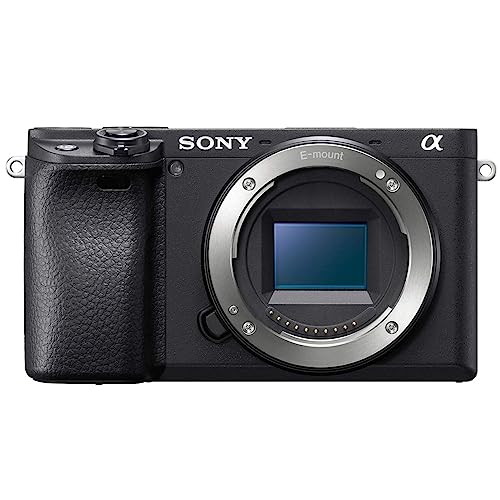 Sony Alpha a6400 Mirrorless Camera: Compact APS-C Interchangeable Lens Digital Camera with Real-Time Eye Auto Focus, 4K Video & Flip Up Touchscreen - E Mount Compatible Cameras - ILCE-6400/B Body - Camera Only - Base