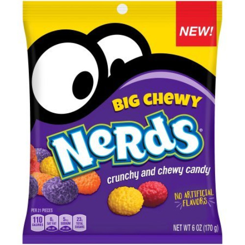 New Big Chewy Nerds - Giant Chewy Nerds - American Candy 170g bag