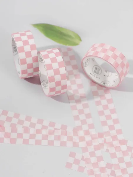 1roll Checkerboard Pattern Washi Tape
