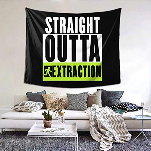 JUHGN Escape From Tarkov Tapestry Wall Hanging Art Wall Hanging Tapestry Tapestry for Living Room Bedroom Home Decor (60 x 50 inch)