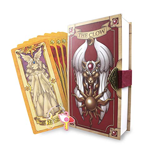unbanded Anime Card Captor Clow Cards 56PCS Sakura Clow Cards Comic Edition Full Set Gift Red New - Red