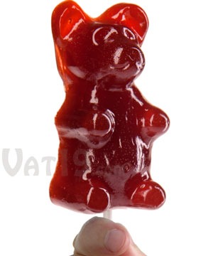 Giant Gummy Bear on a Stick