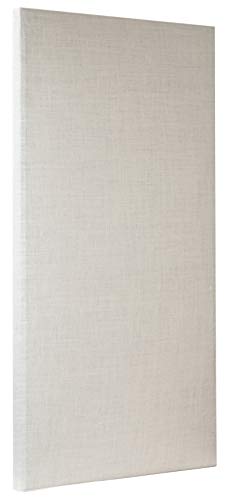 ATS Acoustics Panel 24x48x2 Inches, Beveled Edge, in Ivory - Ivory