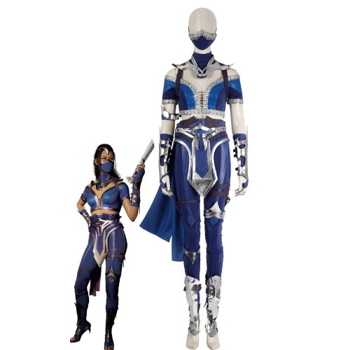 Mortal Kombat 1 Kitana Cosplay Costumes | MidnightBlue / M