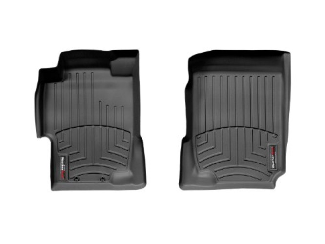 WeatherTech Custom Fit FloorLiners for Honda Accord - 1st Row (440601), Black - Black