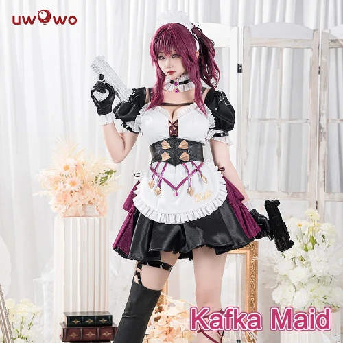 Uwowo Kafka Meid Cosplay Exclusieve Honkai Star Rail Cosplay Fanarts Kafka Meid Jurk Stellaron Jagers Meid Kostuum - AliExpress 
