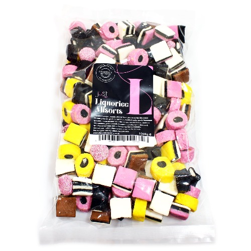 Just Treats Liquorice Allsorts (1 Kilo Share bag)
