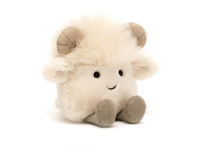 Jellycat Small Amuseabean Ram Collectable Plush Decoration