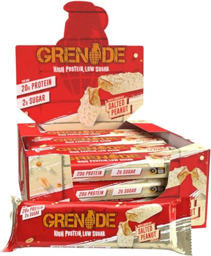 Grenade White Chocolate Salted Peanut Flavour 12x60g