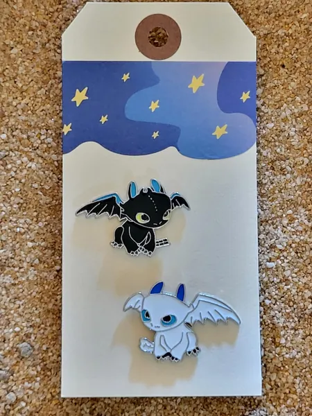 How to Train Your Dragon enamel pins - set