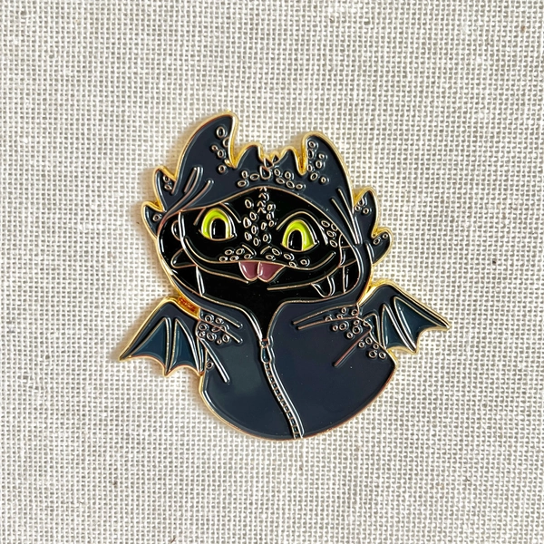 Toothless | How to Train Your Dragon | 1.75" Enamel Pin
