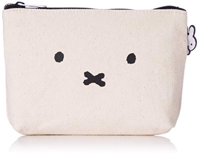 CHIFLE TRC7100 Miffy Canvas Multi-Pouch, Choose from 2 Sizes - M Size: B99. Face Natural