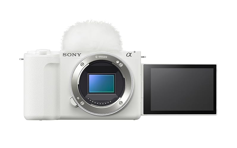 Sony Alpha ZVE10 II - APS-C Interchangeable Lens Mirrorless Content Creators’ Camera - White - Body Only