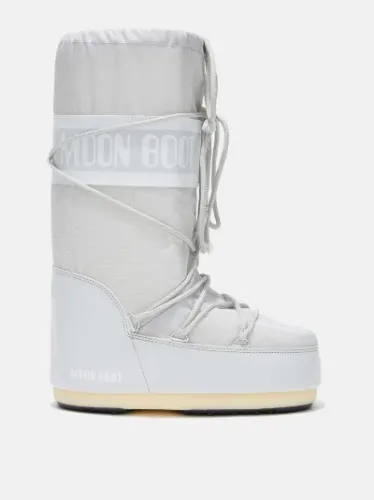 Icon Grey Nylon Boots - MOON BOOT