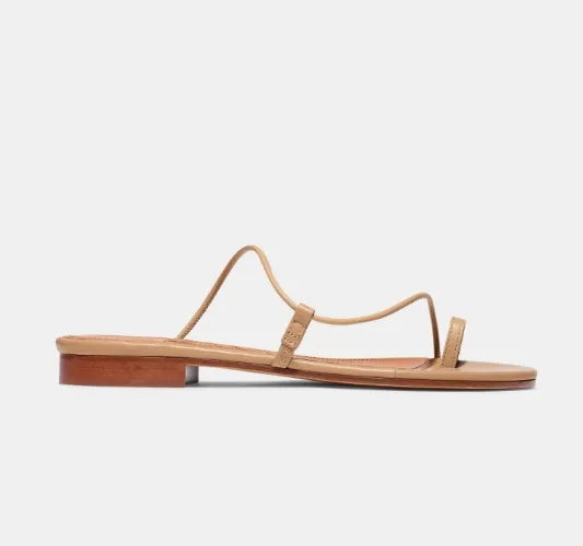 Susan Slide in Tan Nappa - EMMA PARSON
