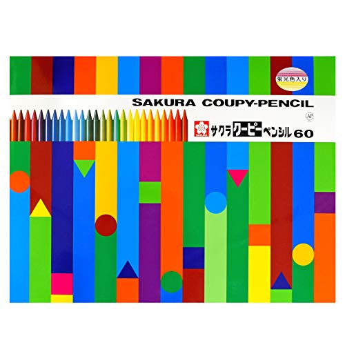 Sakura Coupy Pencils Set of 60 Colors