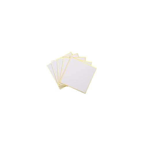 Yasutomo Shikishi Board, Size 3″ x 3″, Pack of 5, Washi Paper, Arts and Crafts Supplies, HY310