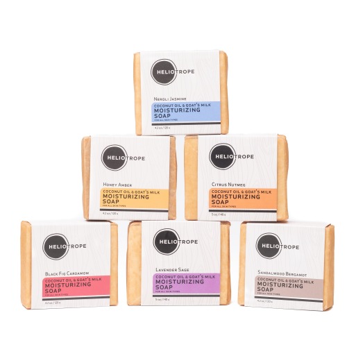 Moisturizing Coconut Oil & Goat's Milk Soaps - Honey Amber