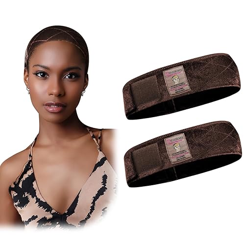 Dreamlover Wig Grip Bands, Dark Brown, 2 PCS - Dark Brown