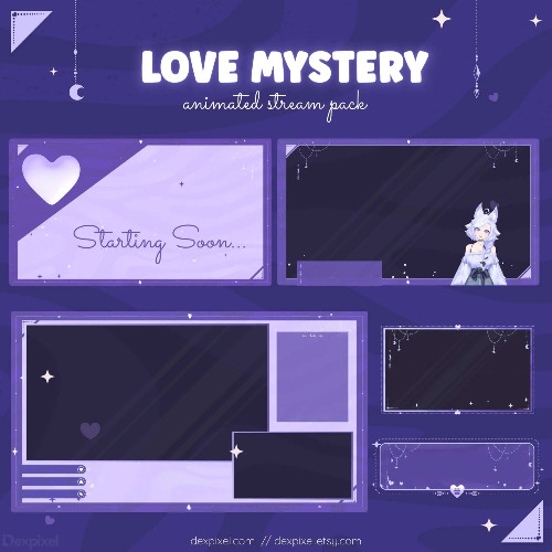 Purple Love Mystery Stream Pack