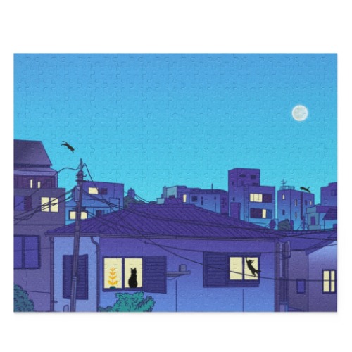 Neighborhood Cats Jigsaw Puzzle 500-Piece - 20" × 16" (500 pcs)