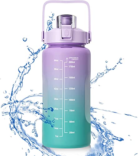 Sports Water Bottle 2L - Purple