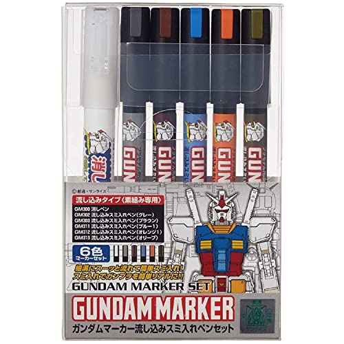GSI Creos Gundam Marker Pouring Inking Pen Set