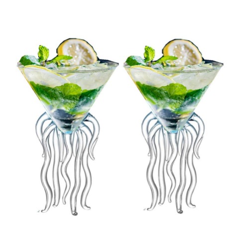 Octopus Cocktail Glass