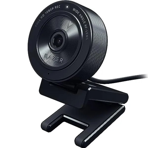 Razer Kiyo X Full HD Streaming Webcam: 1080p 30FPS or 720p 60FPS - Auto Focus - Fully Customizable Settings - Flexible Mounting Options - Works with Zoom/Teams/Skype Conferencing Video Calling