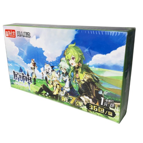 Genshin Impact Cards,Genshin Impact Cards Booster Box,Genshin Impact TCG Cards,Anime TCG CCG Collectable Playing/Trading Card (7D1) - 7d1