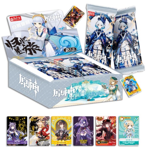 TANOKAY Genshin Impact Collectible Cards - Booster Packs Trading Card [Imported] - 11st Deluxe Version (Boxed of 30 Packs)