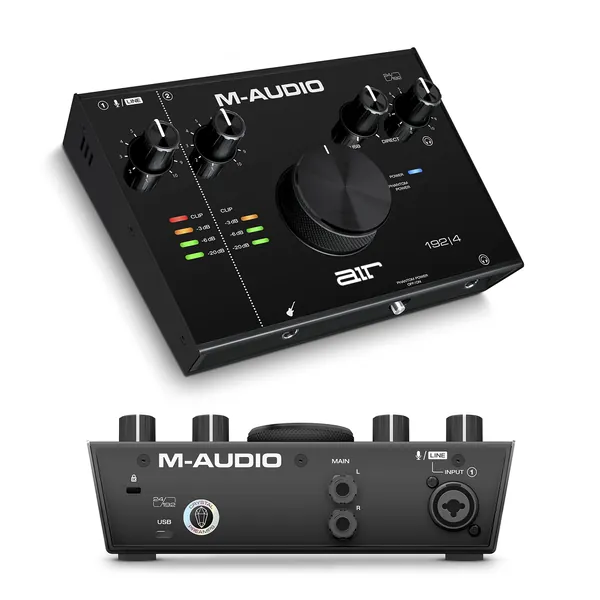 M-Audio AIR 192|4 - USB Audio Interface with 2 In and 2 Out for Recording, Streaming and Podcasting, Software from MPC Beats and Ableton Live Included - Interface only
