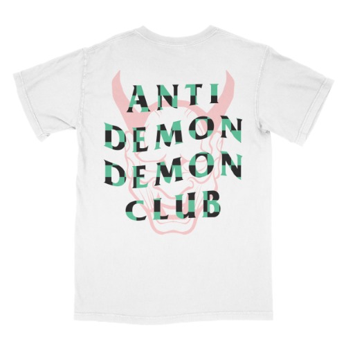 ANTI DEMON DEMON CLUB T-SHIRT | White / M