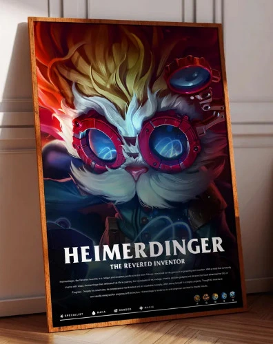 League of Legends Heimerdinger Poster