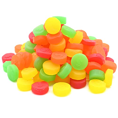 Candy Retailer Assorted Fruit JuJu Candy Coins 1 Lb. - Assorted - 1 Lb
