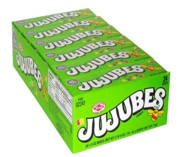 Jujubes Candy 1.5oz (Pack of 24)
