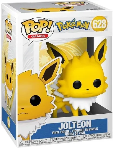 POP Pokemon - Jolteon Funko Pop! Vinyl Figure (Bundled with Compatible Pop Box Protector Case), Multicolor, 3.75 inches