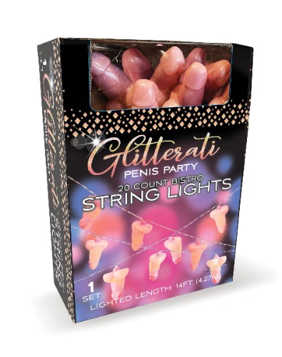 CP.1139 Glitterati Penis String Lights- 20 Lights - Retail
