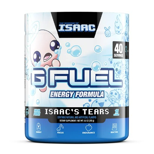 G Fuel Isaac's Tears Energy Powder, 9.8 oz (40 servings) - 