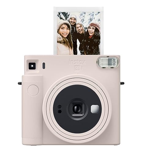 FUJIFILM Instax Square SQ1 Instant Camera - Chalk White - white