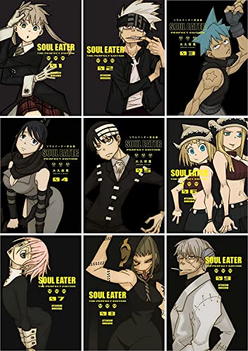 Soul Eater The Perfect Edition Manga Set Vol. 1-9 by Atsushi Ohkubo