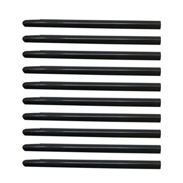 10-Pack Universal Replacement Standard Pen Nibs Replacement for Intuos CTL-4100 / 4100WL ; CTL-6100 / 6100WL(Black)(Black)