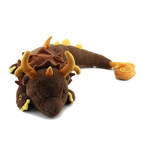 HUYMHTER Zhongli Plush Dragon Decoration Throw Pillow for Genshin Impact Game Fans Gift - Dragon
