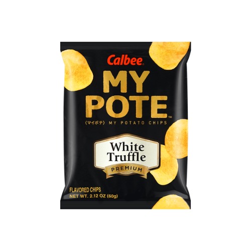 CALBEE MY POTE White Truffle Potato Chips, 2.12oz - White Truffle Flavor / 2.12oz