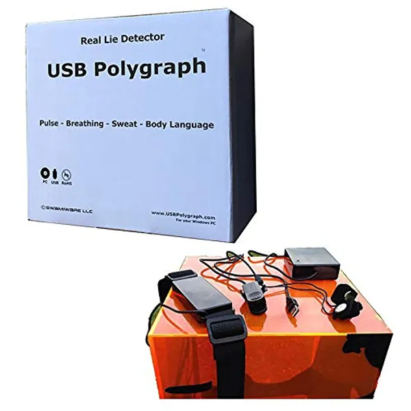 USB Polygraph Real Home Lie Detector - 