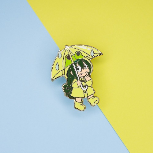 Froppy TSUYU Chan Hard Enamel Pin - [A Grade] / Simple Rubber Back