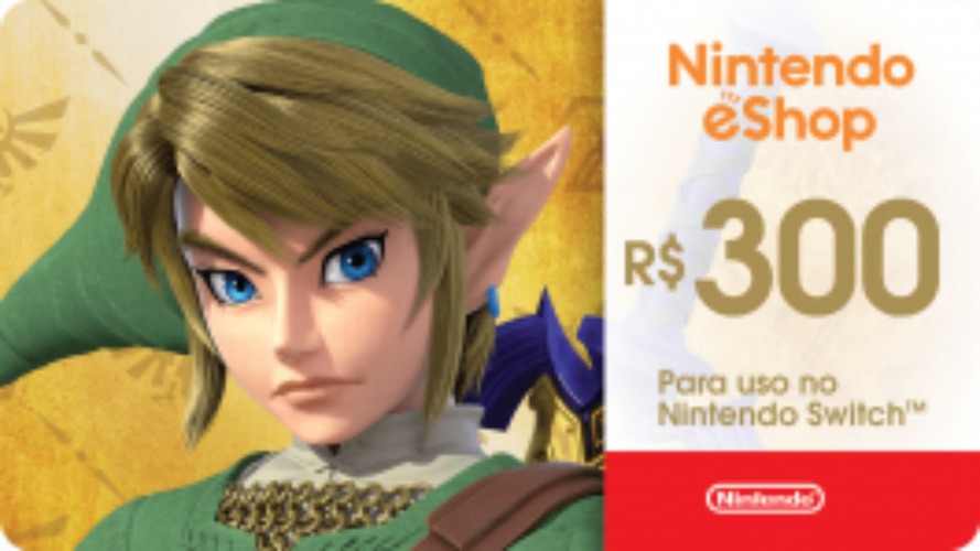 Nintendo eShop - R$ 300,00